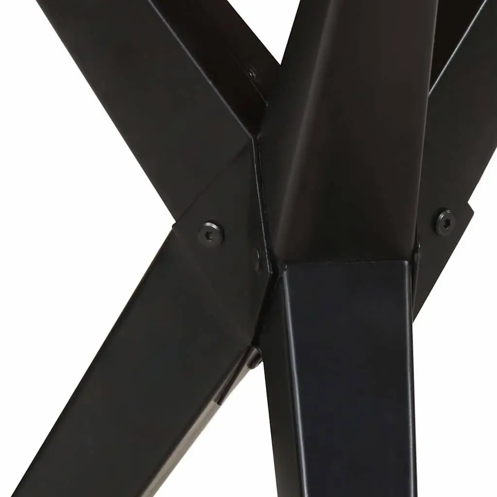 Dining Table Solid Reclaimed Wood 160x80x76 cm Black
