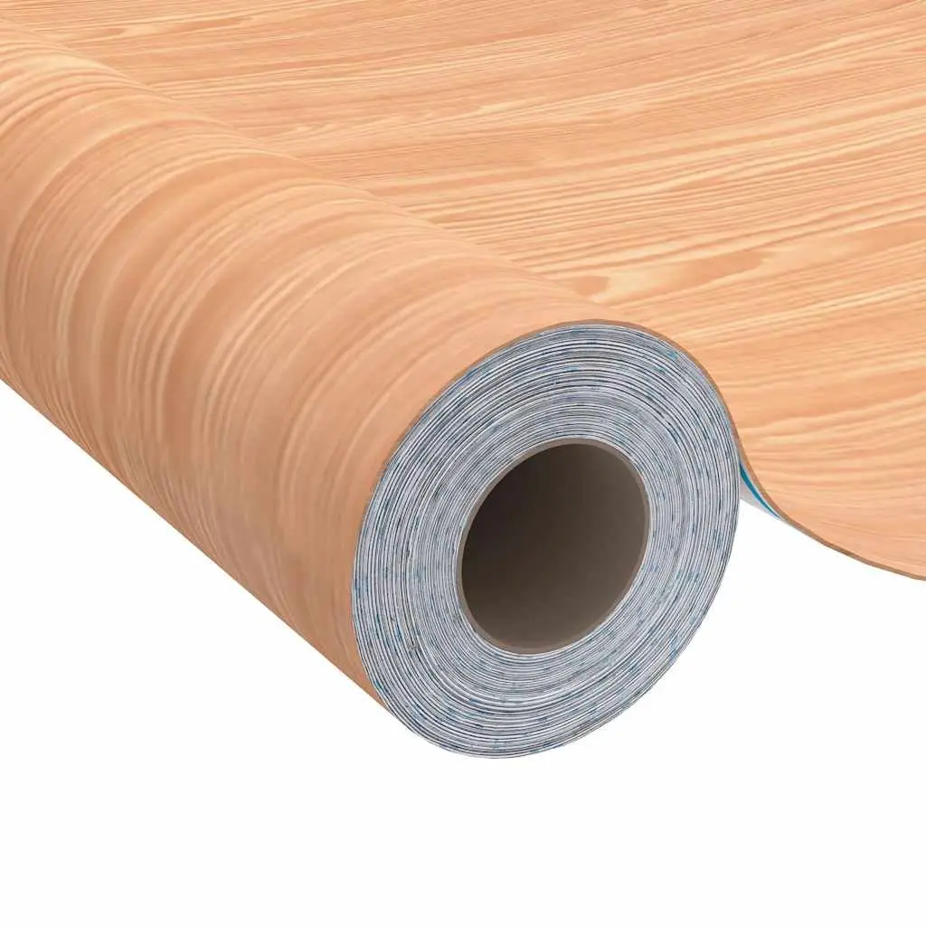 Self-Adhesive Door Film Wood Grain 210x90cm Brown PVC Decor Furniture Covering