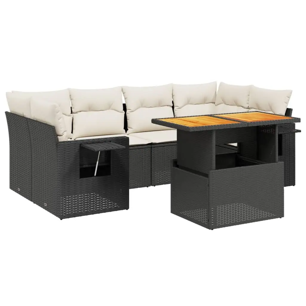7 Piece Garden Sofa Set Outdoor Furniture Patio Lounge Dining with Cushions