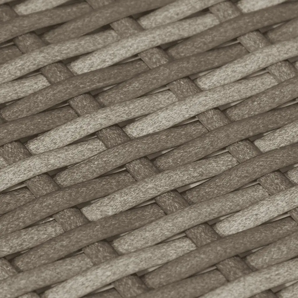 Garden Sofa Set 9 Piece Modular Outdoor Patio Furniture Grey PE Rattan