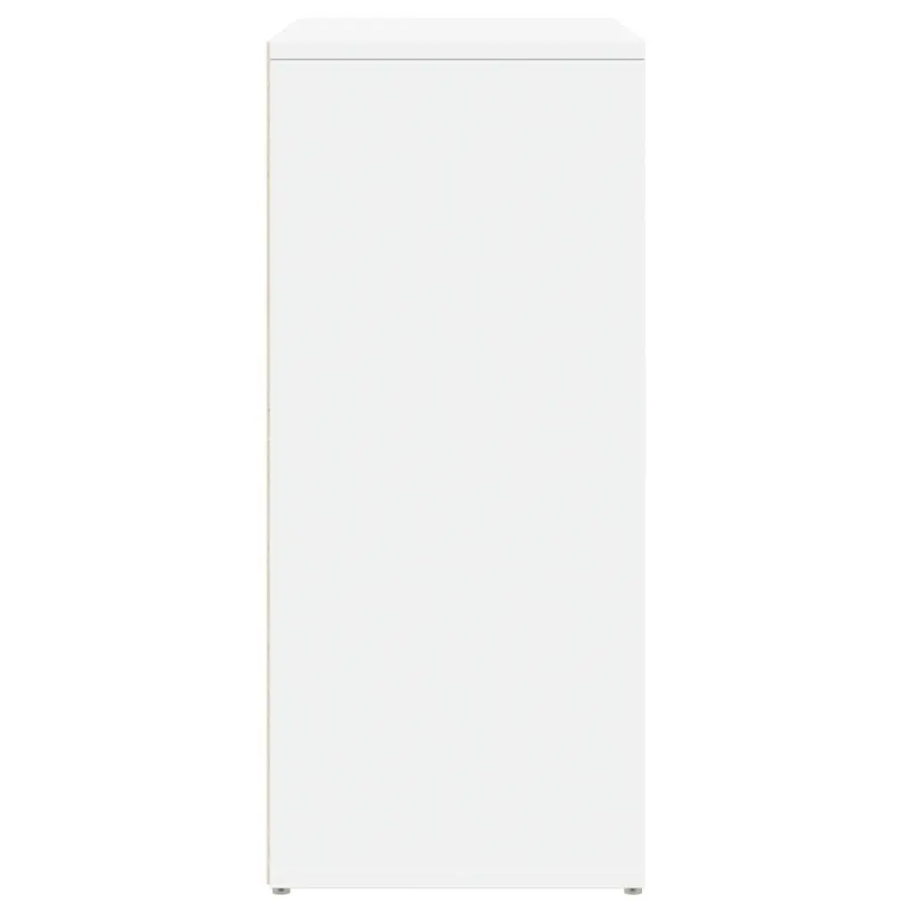 Sideboard Cabinet White Engineered Wood Storage Furniture 60x31x70 cm Set of 2