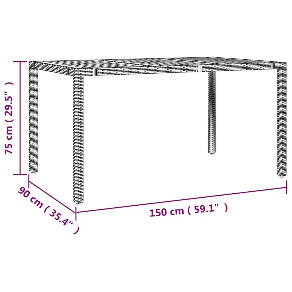Garden Bistro Set 5 Piece Outdoor Furniture Grey Poly Rattan with Cushions