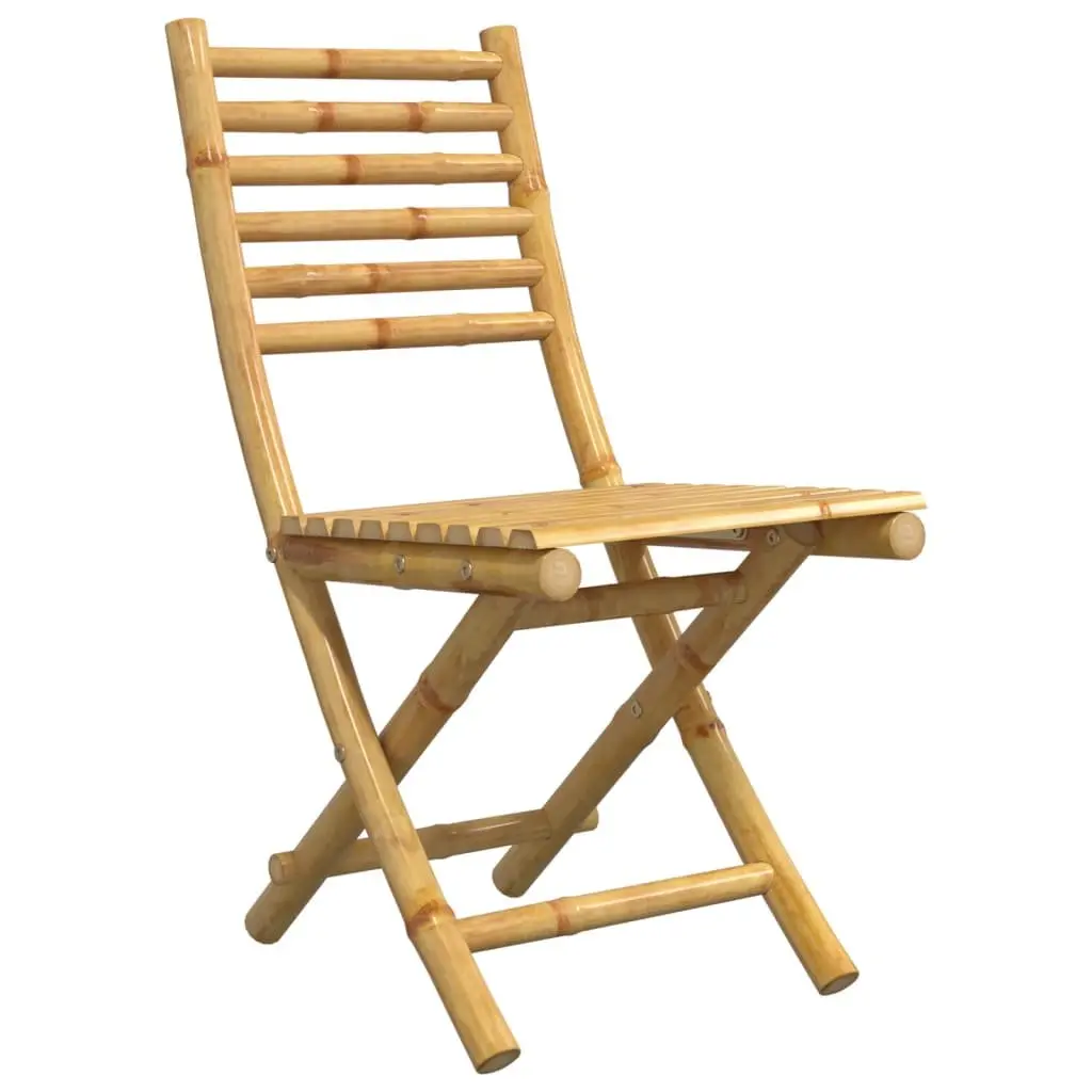 Garden Dining Set 5 Piece Outdoor Furniture Foldable Chairs Table Backrest