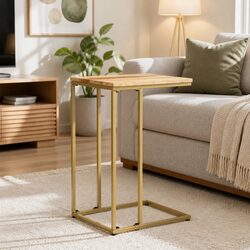 Side Table 35x45x65cm Brown Wood Living Room Accent Furniture End Table