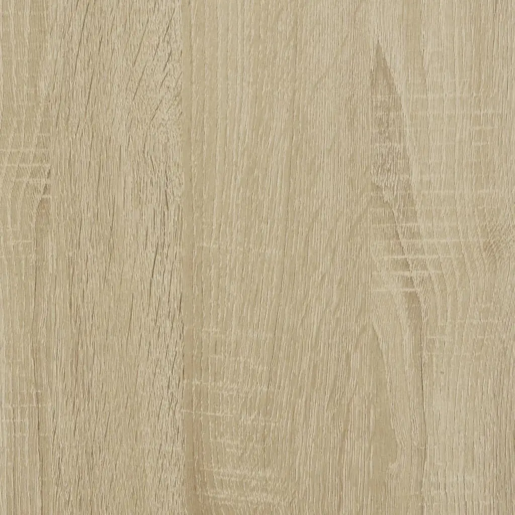 Highboard Storage Cabinet Brown Engineered Wood Sonoma Oak Shelves Doors