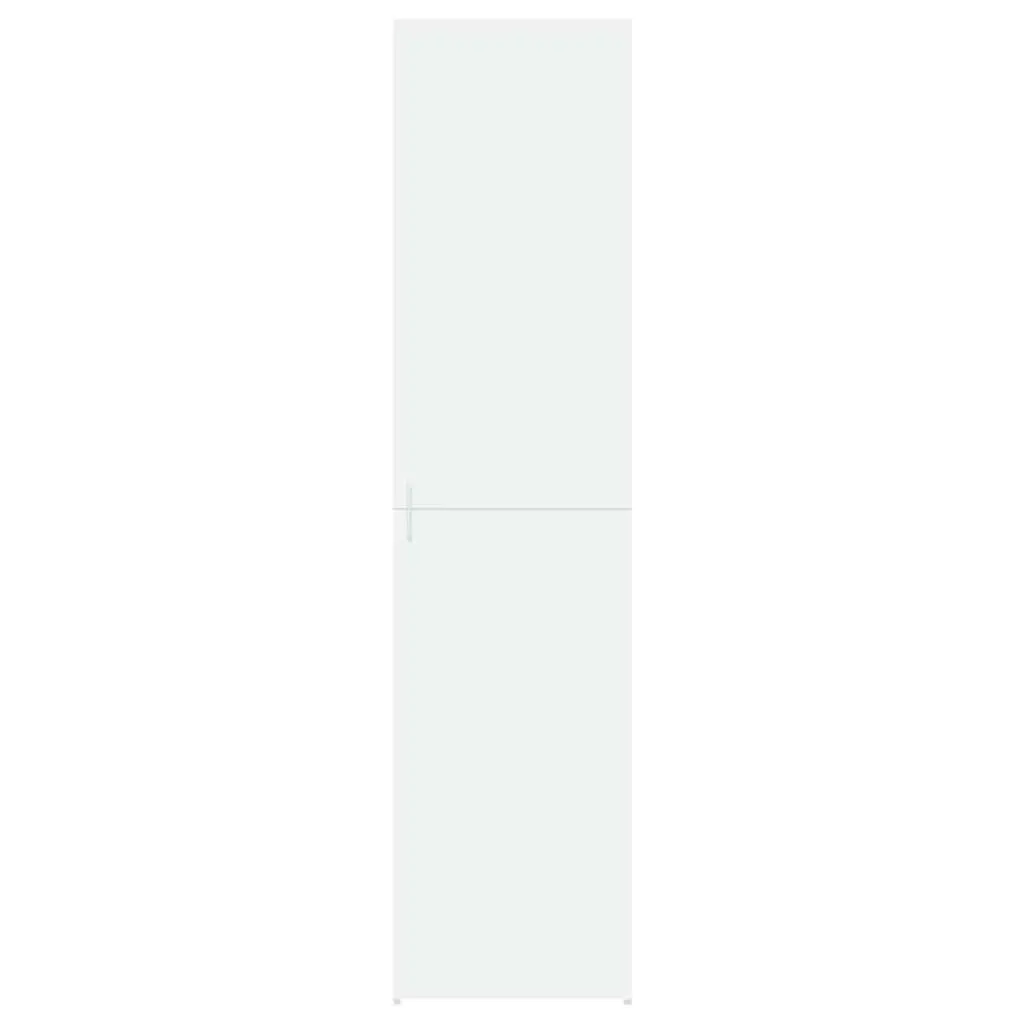 Highboard Storage Cabinet Engineered Wood 45x42.5x185cm White