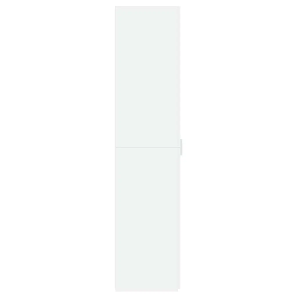Highboard Storage Cabinet Engineered Wood 45x42.5x185cm White