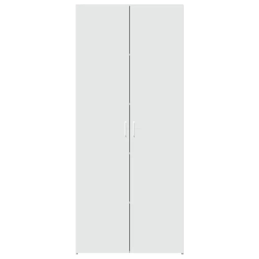 Highboard Storage Cabinet Engineered Wood White Bedroom Living Room