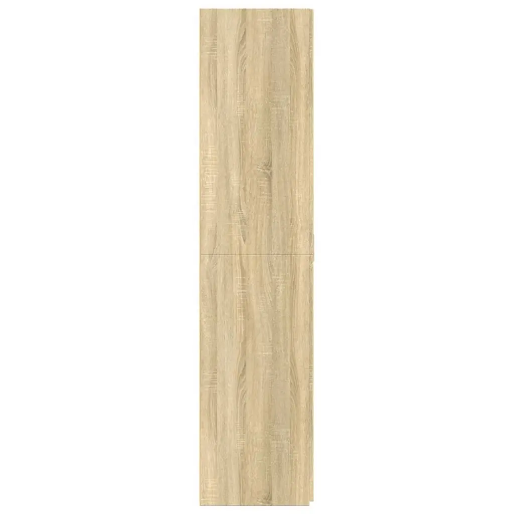 Highboard Storage Cabinet Engineered Wood Brown 80 x 42.5 x 185 cm