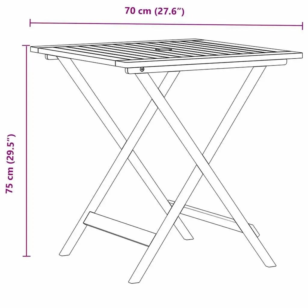 3 Piece Bistro Set Beige Outdoor Garden Patio Dining Table Chairs Furniture