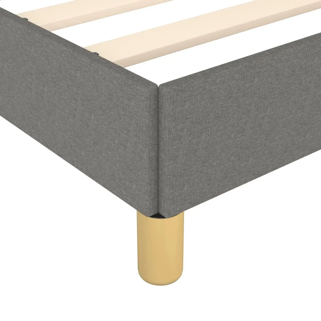 Queen Bed Frame Grey Fabric Headboard 152x203cm Bedroom Furniture without