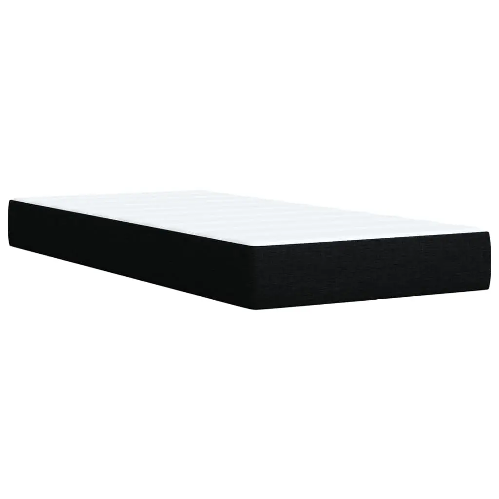 Box Spring Bed Pocket Spring Mattress King Single Fabric Upholstered Frame Grey