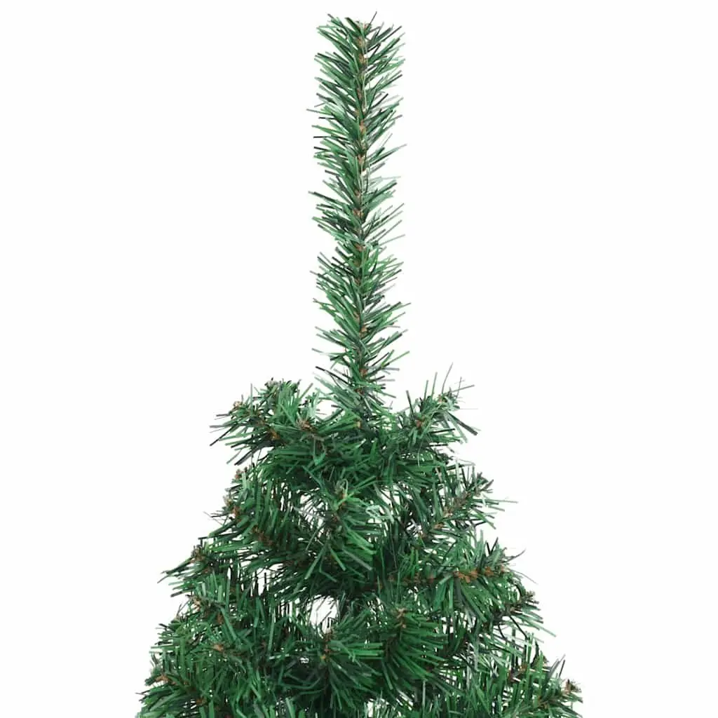 Artificial Half Christmas Tree Green 120cm Wall-Mount Seasonal Holiday