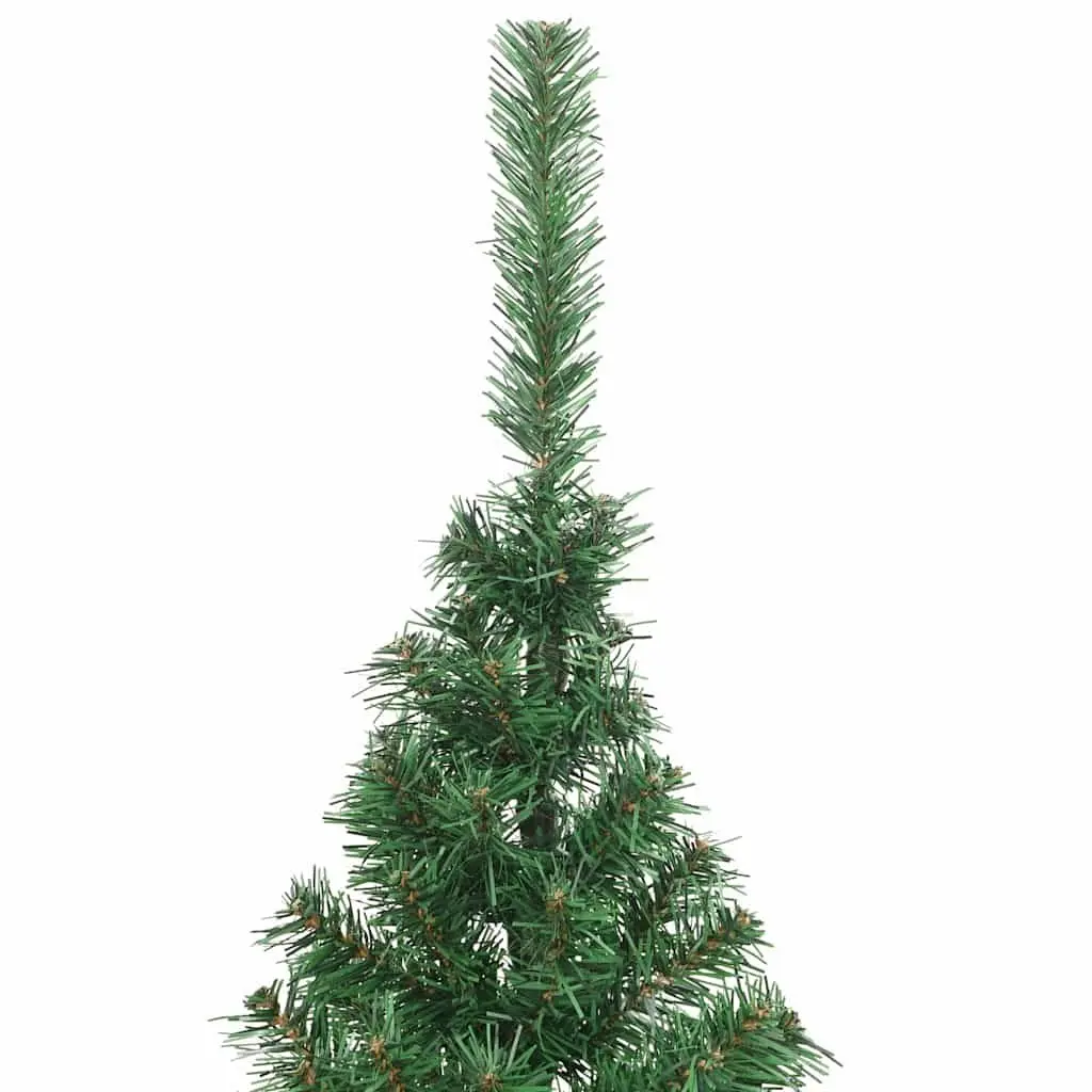 Artificial Half Christmas Tree Wall-Mount 240cm Green PVC