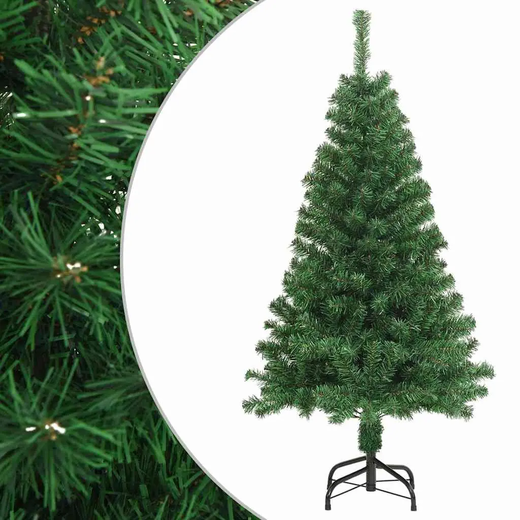 Artificial Christmas Tree 120cm Green PVC Thick Branches Indoor Outdoor