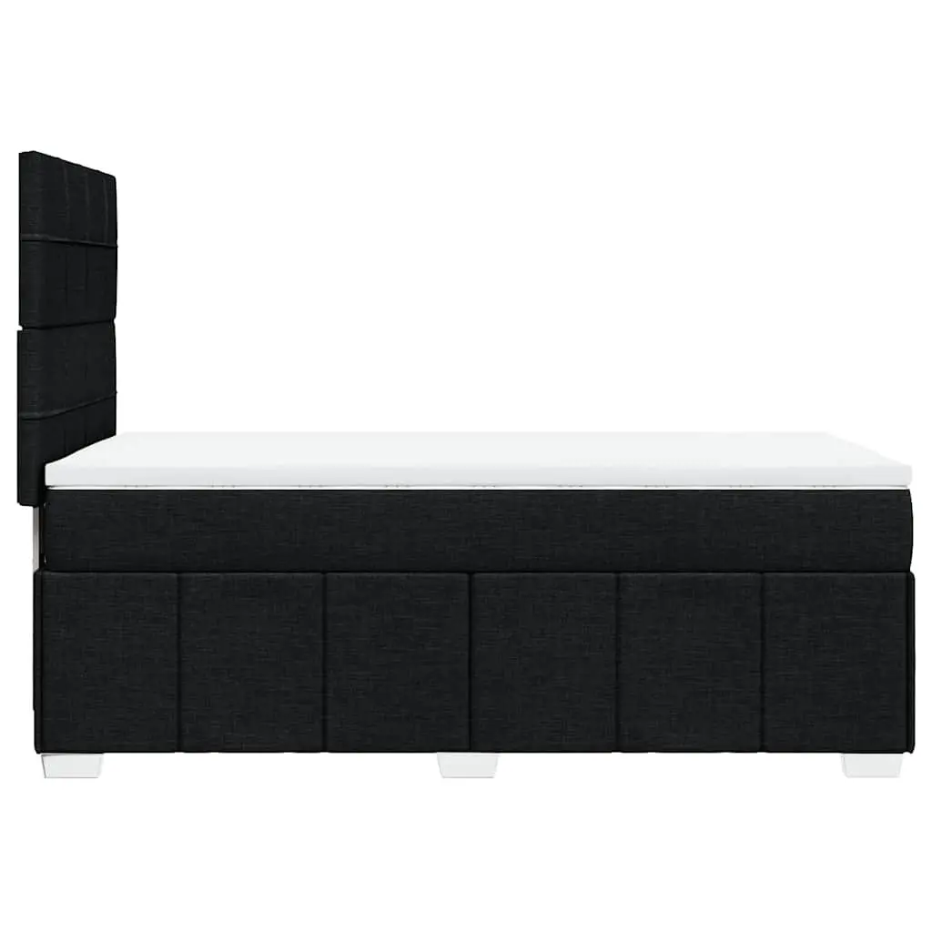 King Single Box Spring Bed with Pocket Mattress Height-Adjustable Headboard
