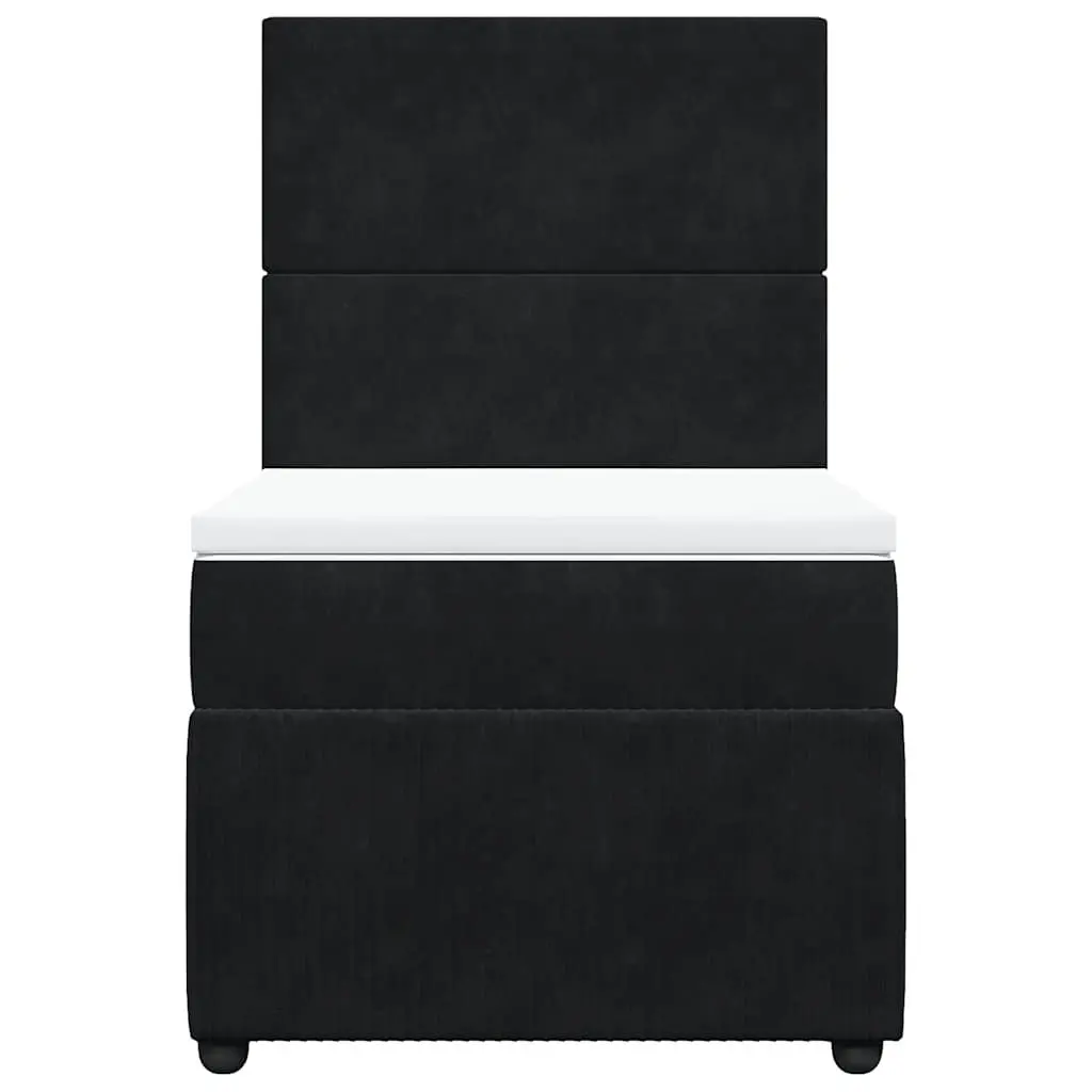 King Single Box Spring Bed with Pocket Mattress Height Adjustable Headboard