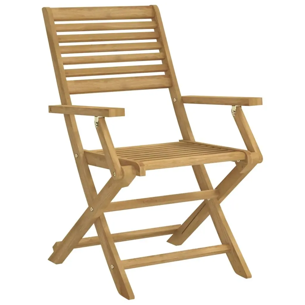 Outdoor Dining Set 9 Piece Solid Acacia Wood Garden Furniture Patio Table Chairs Brown