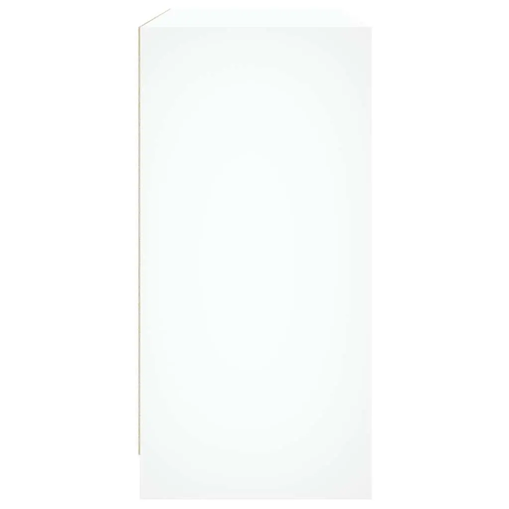 Sideboard Storage Cabinet Engineered Wood 102x37x75.5 cm White
