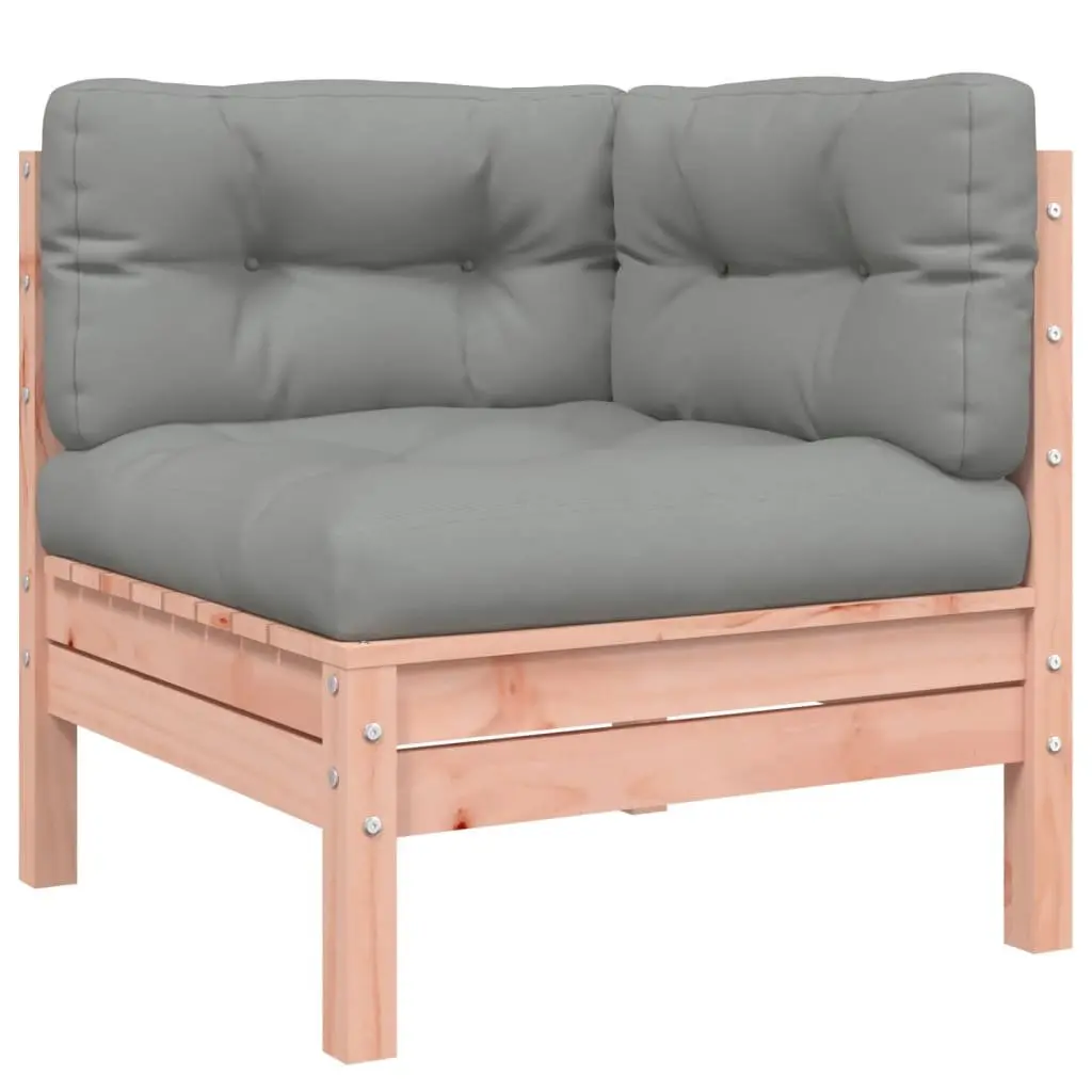 4 Piece Garden Sofa Set with Cushions Outdoor Patio Furniture Wood Brown