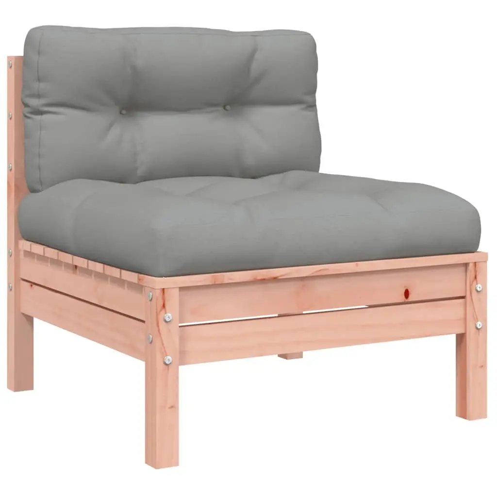 5 Piece Garden Sofa Set Outdoor Furniture with Cushions Wood Patio Seating