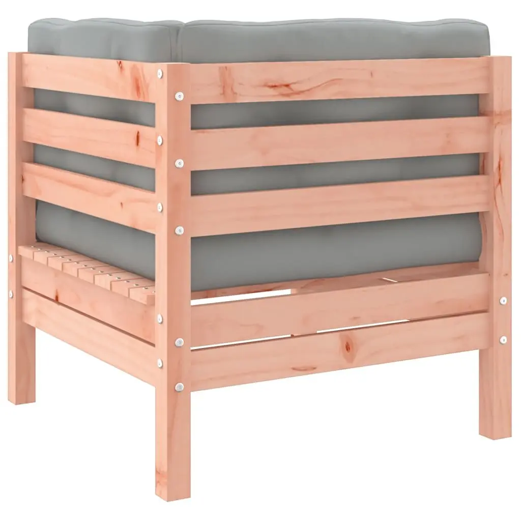 5 Piece Garden Sofa Set Outdoor Furniture with Cushions Wood Patio Seating