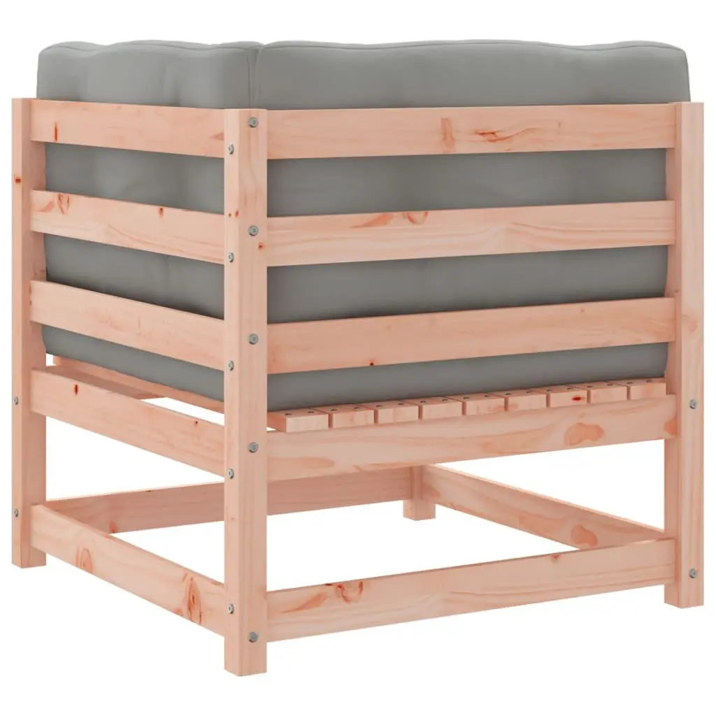 6 Piece Garden Sofa Set Outdoor Furniture Wood Cushions Backyard Patio Sectional