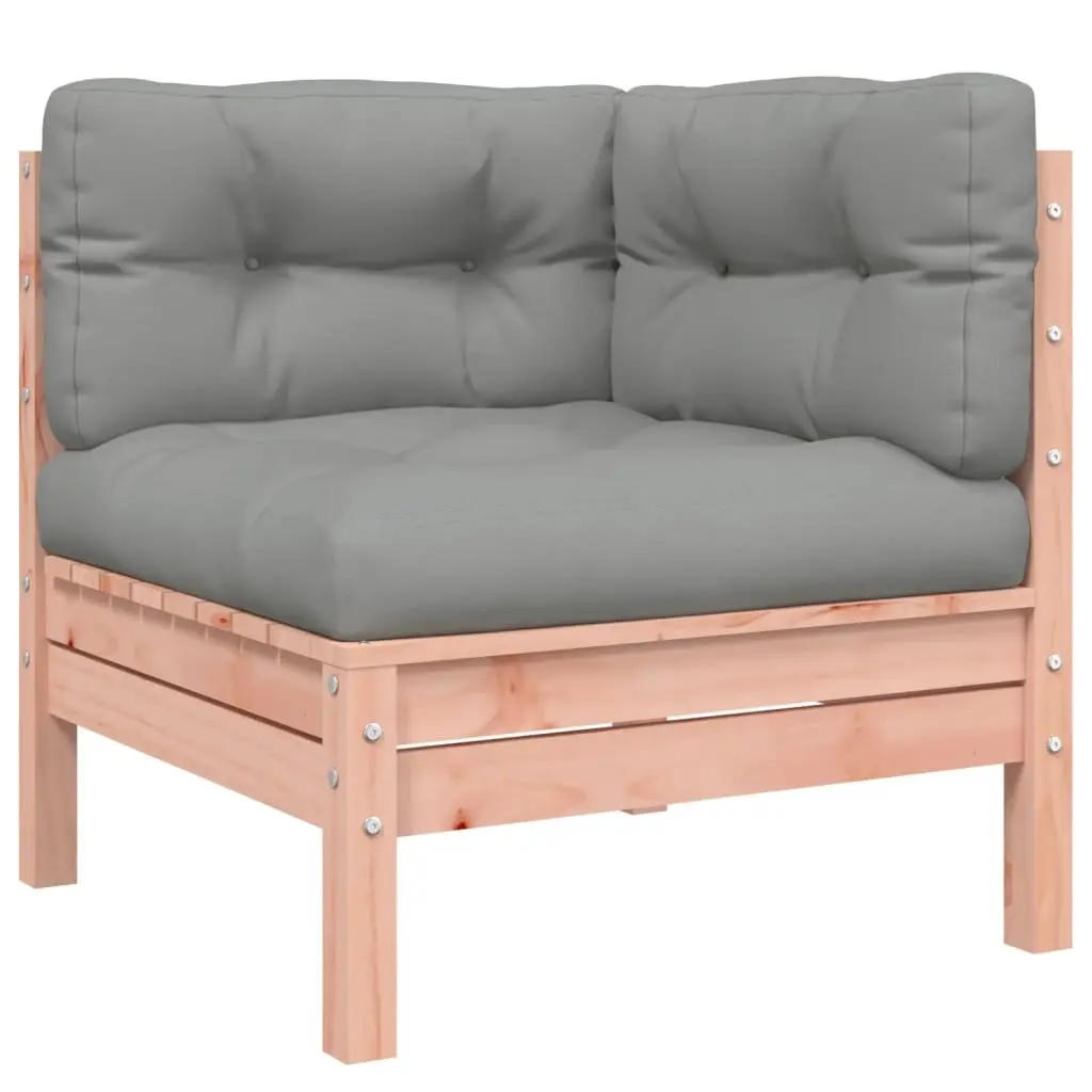 6 Piece Garden Sofa Set Outdoor Furniture with Cushions Solid Wood Patio Seating
