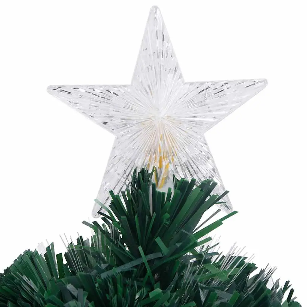Artificial Pre-lit Christmas Tree LED and Fibre Optic 64cm Green