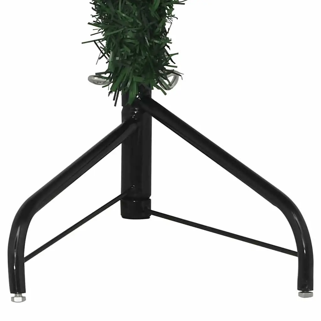 Corner Artificial Christmas Tree 120cm Green PVC Adjustable Branches