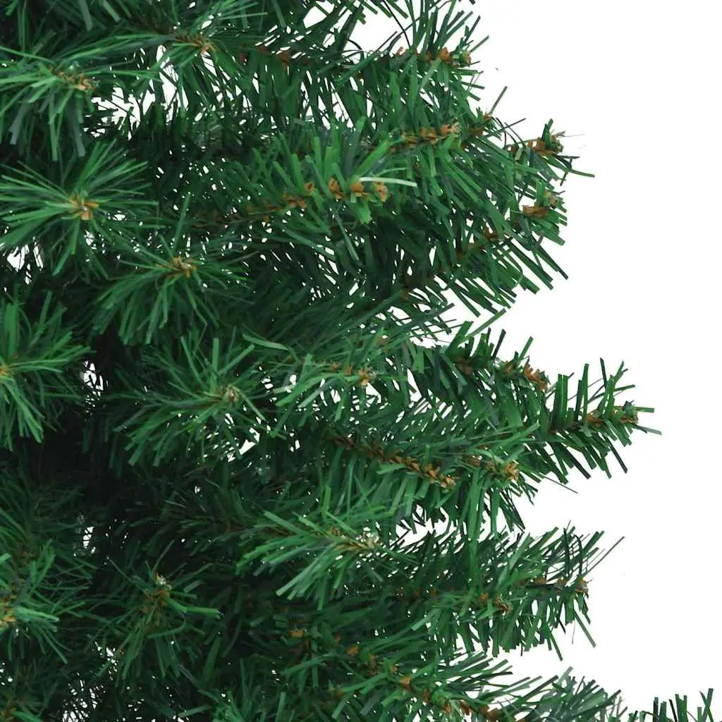 Corner Artificial Christmas Tree Green 180cm PVC Holiday Seasonal Decoration