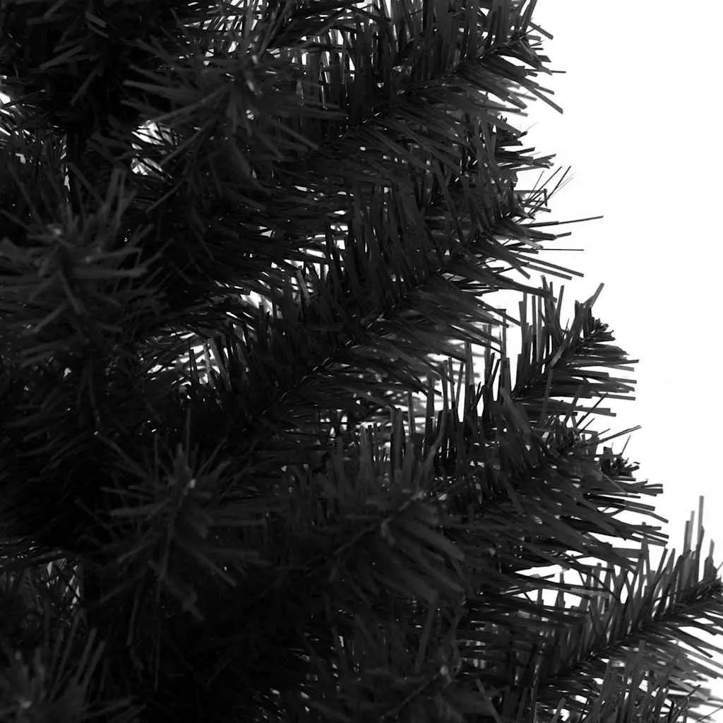 Black Artificial Christmas Tree 120cm PVC Indoor Outdoor Seasonal Holiday