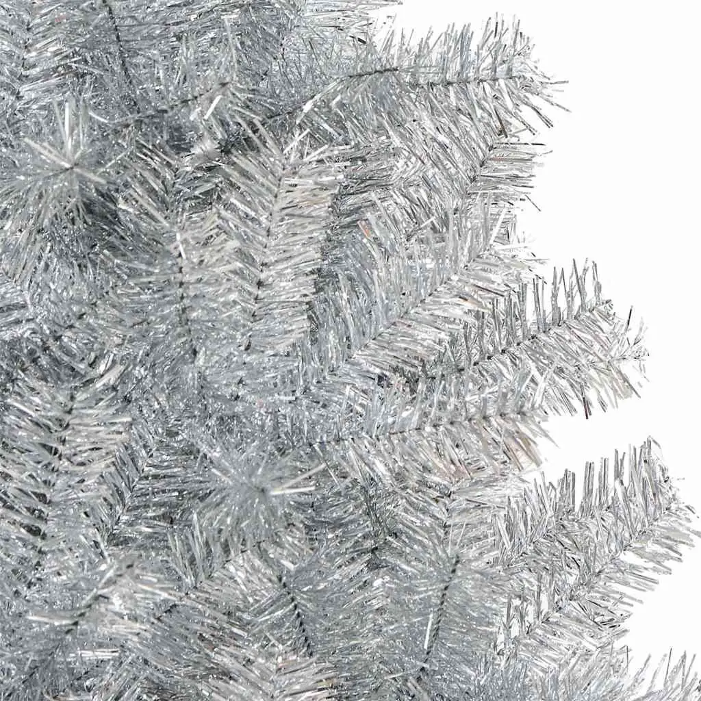 Artificial Christmas Tree 120cm Silver Seasonal Holiday Decorations Indoor