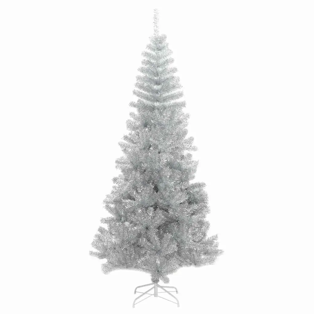 Artificial Christmas Tree 240cm Silver PET Seasonal Holiday Decoration Indoor