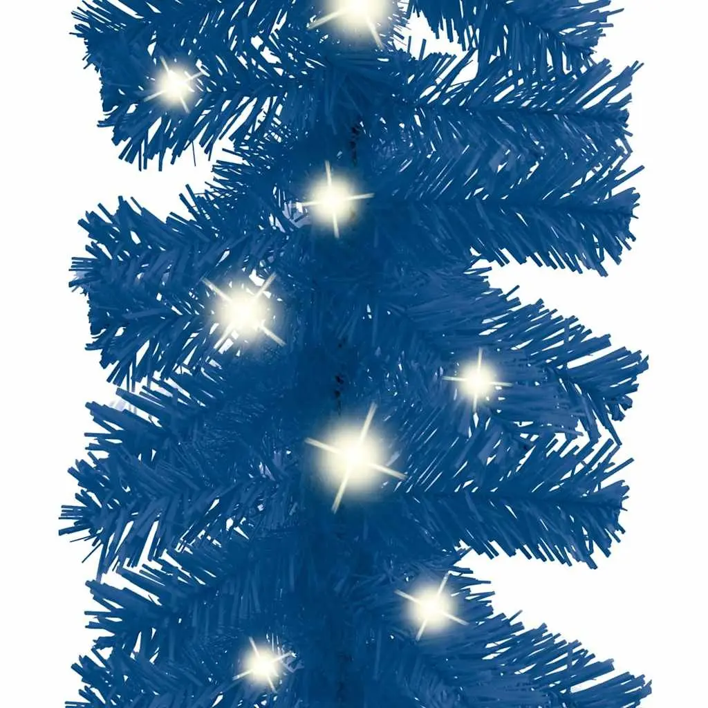 Christmas Garland LED Lights 20m Blue Indoor Outdoor Seasonal Decoration