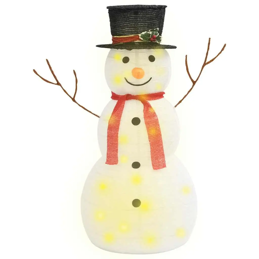 Christmas Snowman Decoration Figure 90cm LED Lights 8 Effects