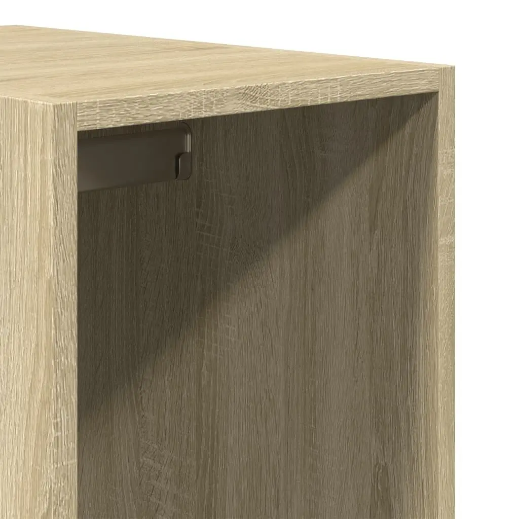 Wardrobe Cupboard Brown Engineered Wood Compact Storage 30x50x200cm