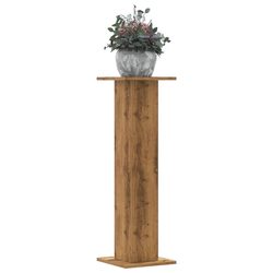 Plant Stands 2 Pieces Brown Engineered Wood 30x30x95 cm Home Garden Display