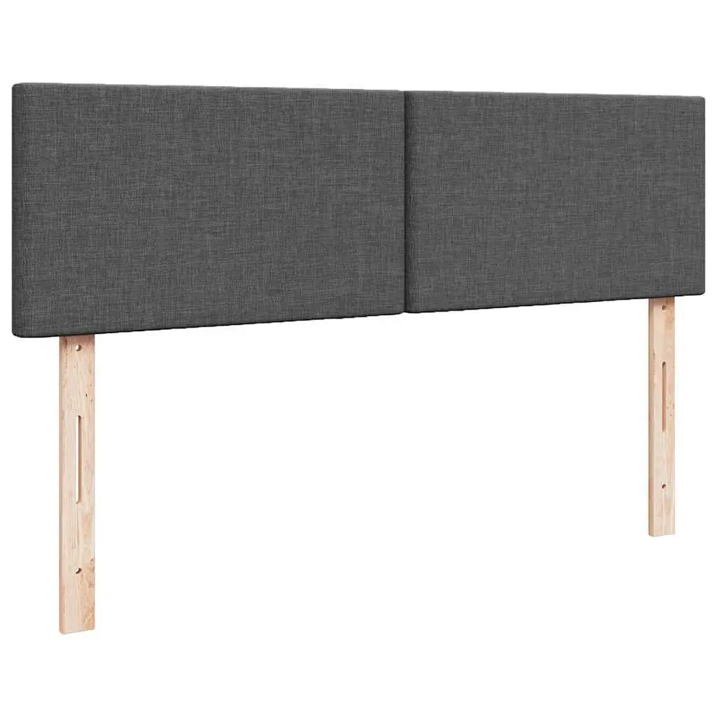 Ottoman Bed Queen with Pocket Spring Mattress Grey Fabric Storage