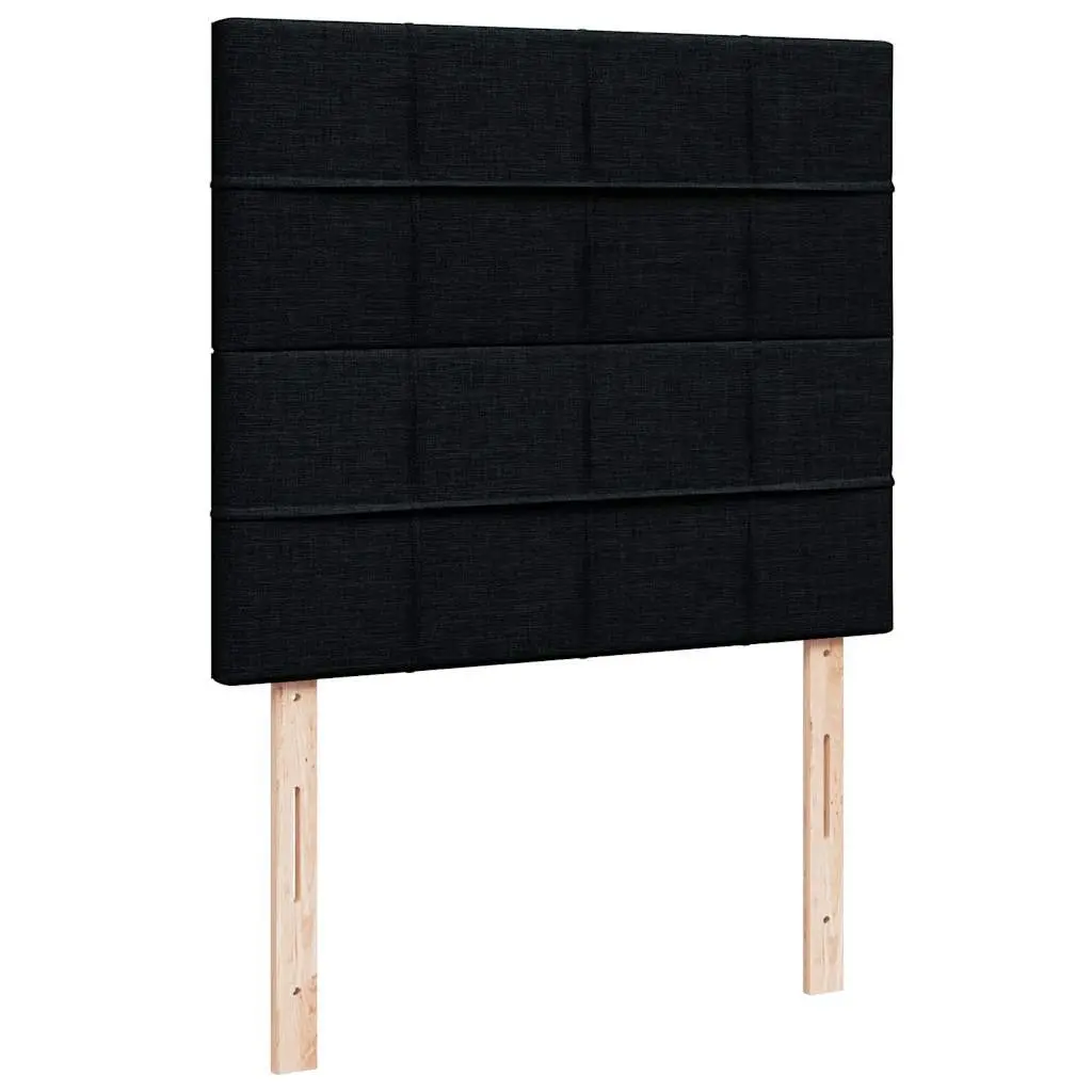 Ottoman Bed with Pocket Spring Mattress King Single Black Storage Furniture