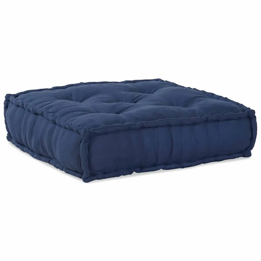 Modular Sofa Unit 2 Pieces Blue Fabric Indoor Outdoor