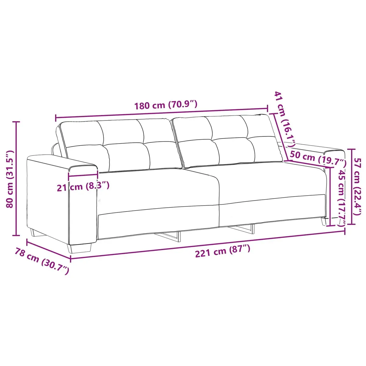 3 Piece Sofa Set Grey Velvet Armchair 2 Seater 3 Seater Modern Lounge Suite