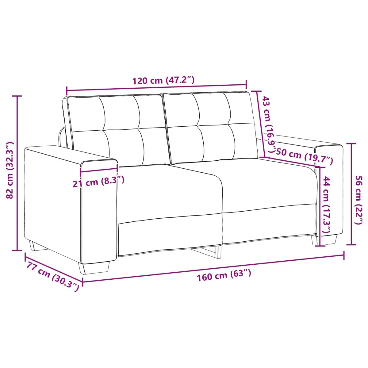 3 Piece Sofa Set Grey Velvet Armchair 2 Seater 3 Seater Modern Lounge Suite