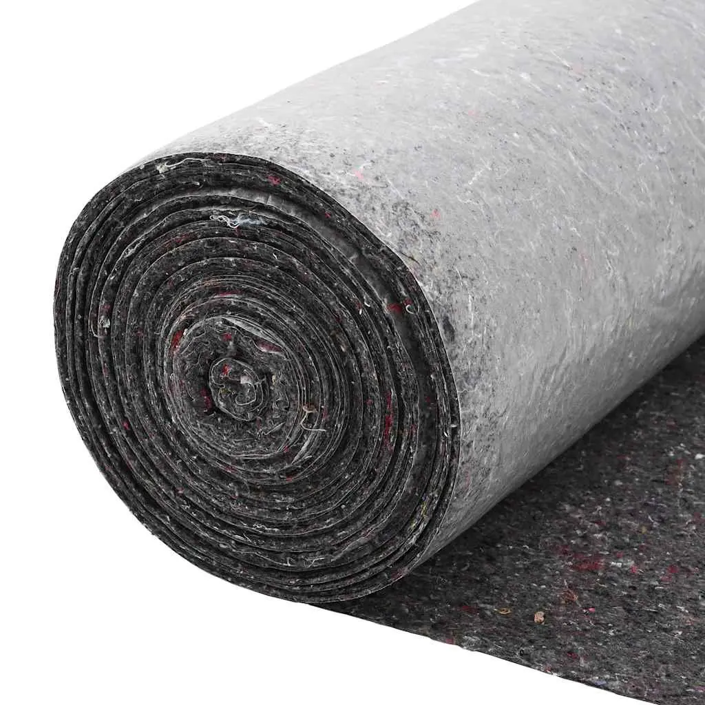 Painter Fleece Floor Protection Non-slip 25m x 1m Grey Non-woven Fabric with PE Film Backing