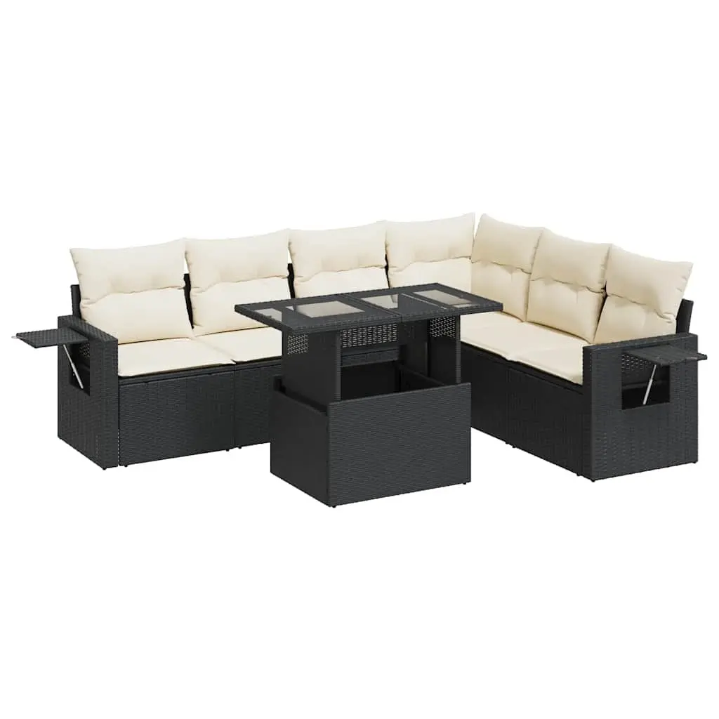 7 Piece Garden Sofa Set Outdoor Lounge Furniture Patio Seating with Cushions