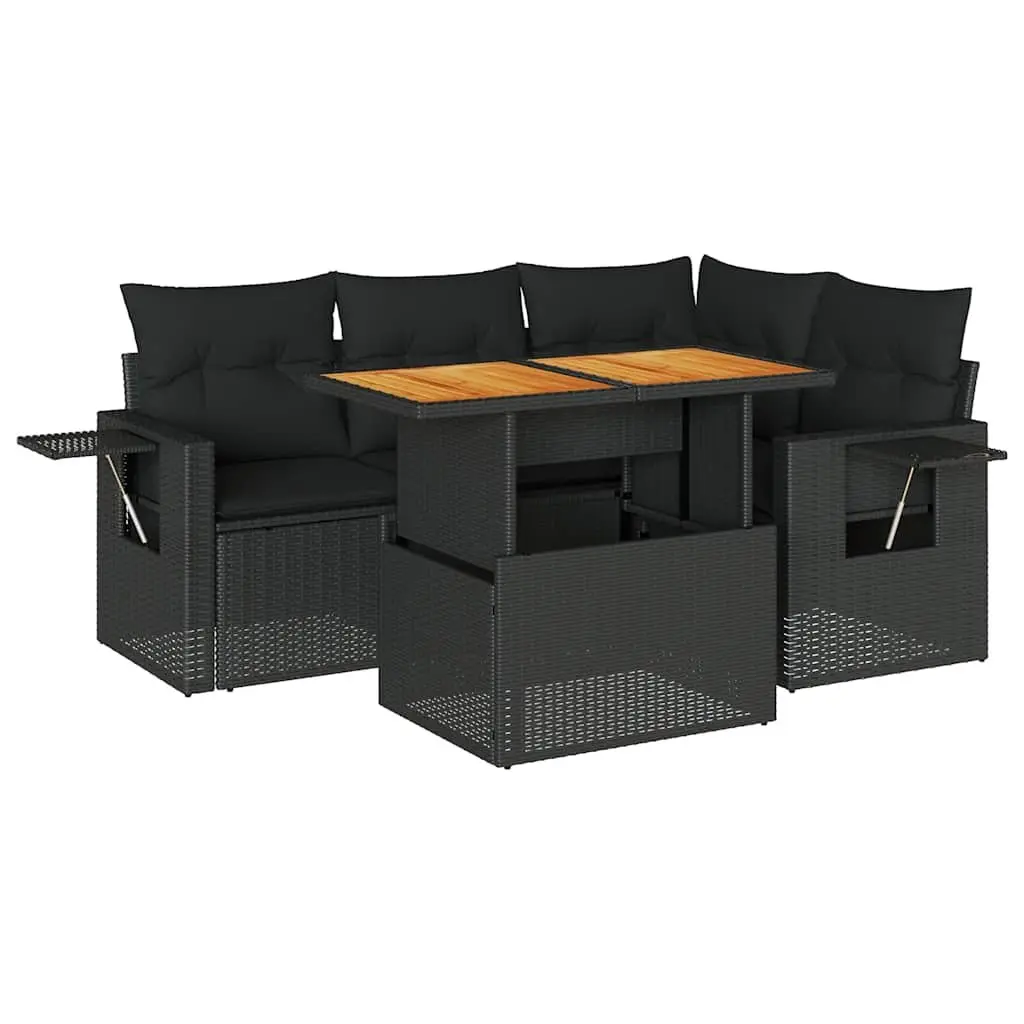 5 Piece Garden Sofa Set Outdoor Furniture Patio Lounge Modular Sectional with