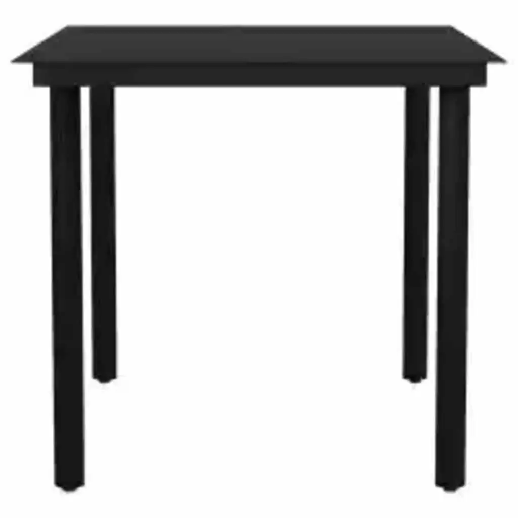 Garden Dining Set 3 Piece Brown Poly Rattan Outdoor Furniture Patio Table Chairs