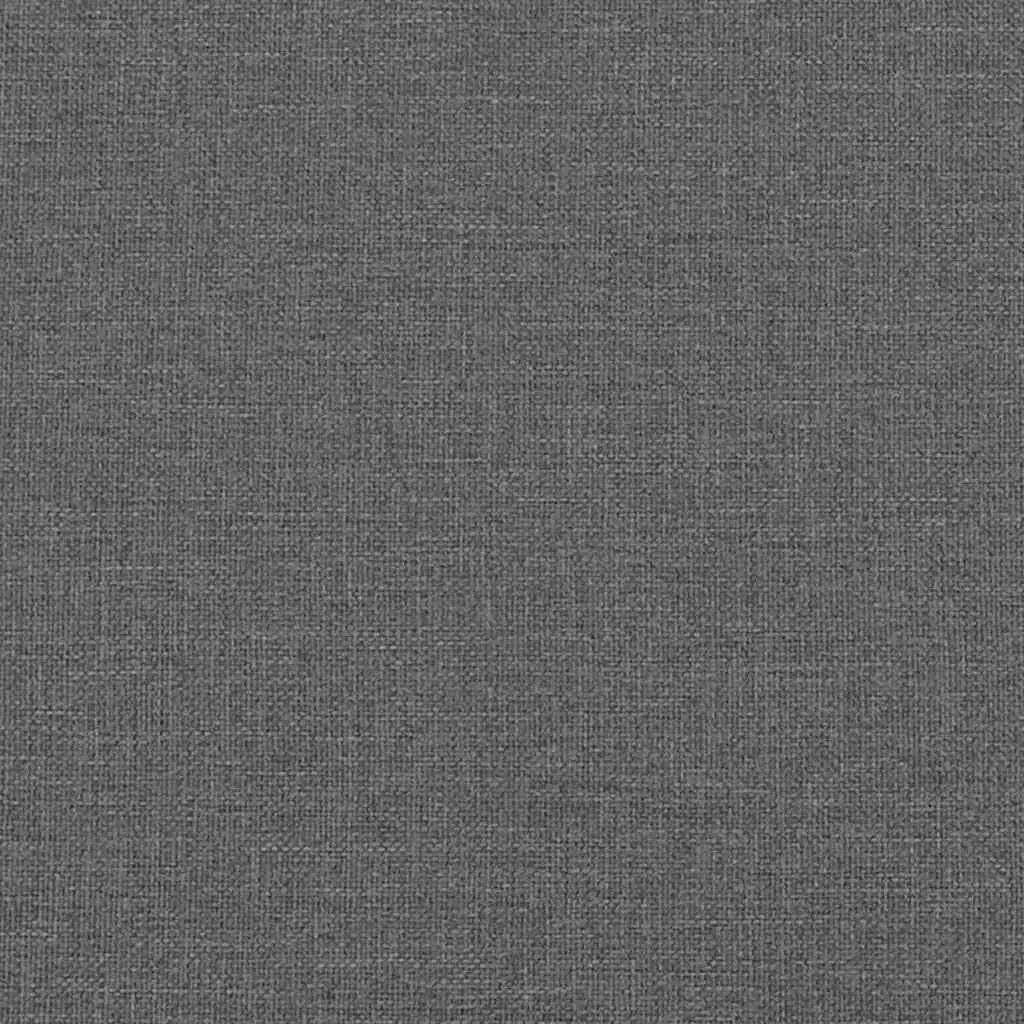 Fabric Sofa with Spring Support 250cm Grey