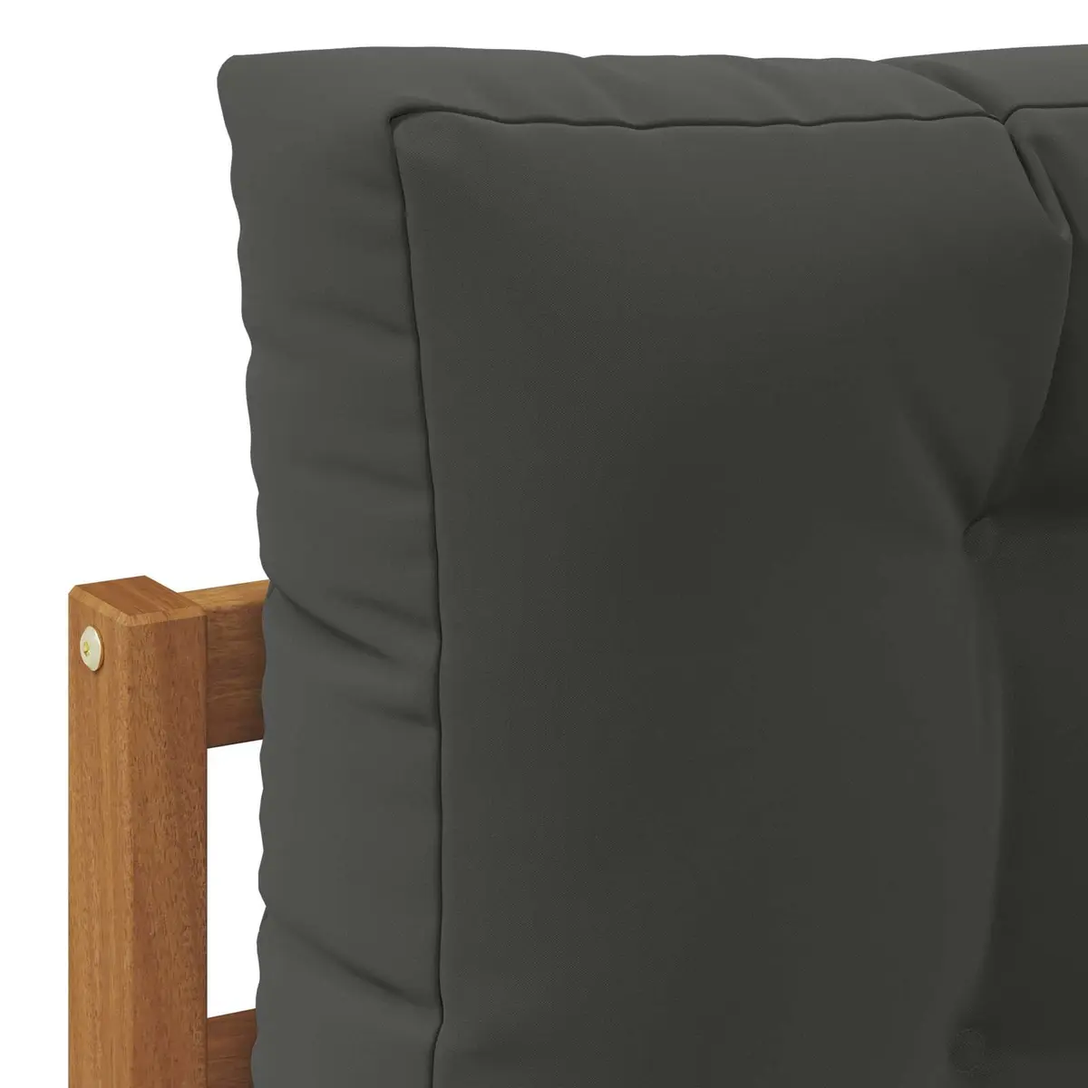 Outdoor Sofa Set Modular Sectional 3 Piece Solid Acacia Wood Brown