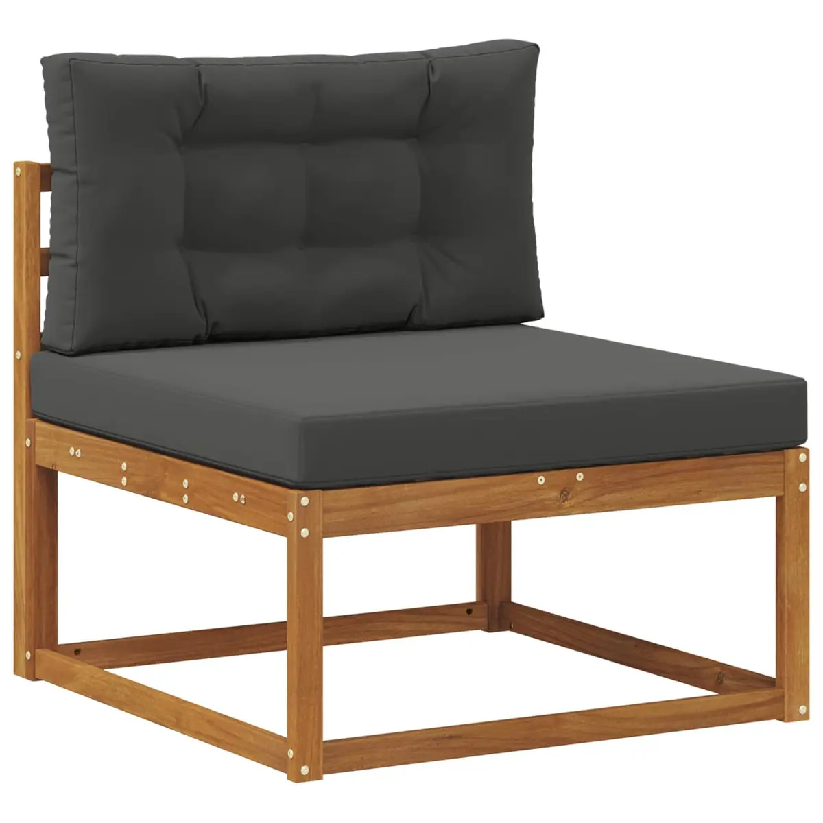 Outdoor Sectional Sofa Set 4 Piece Modular Patio Garden Furniture with Cushions